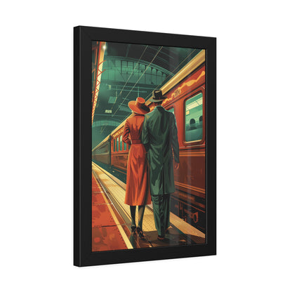 Retro Train Romance