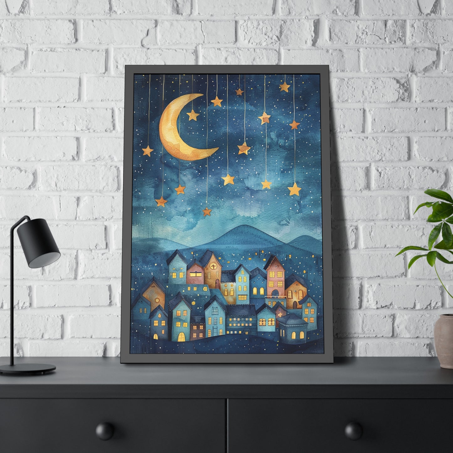 Moonlit Village