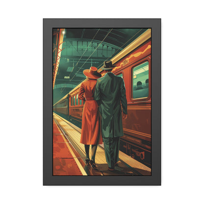 Retro Train Romance